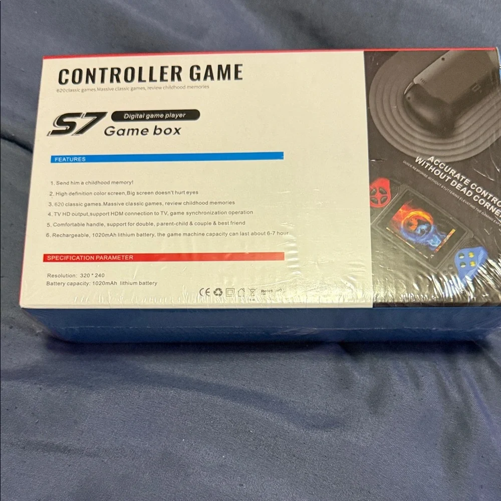 S7 Controller Game Handheld Console - Red & Blue